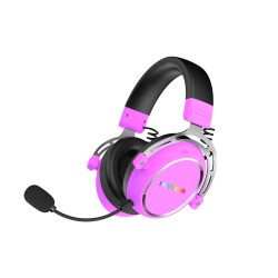 Słuchawki Dla Graczy Hator Hypergang 3 Wireless Bezprzewodowe Fioletowe