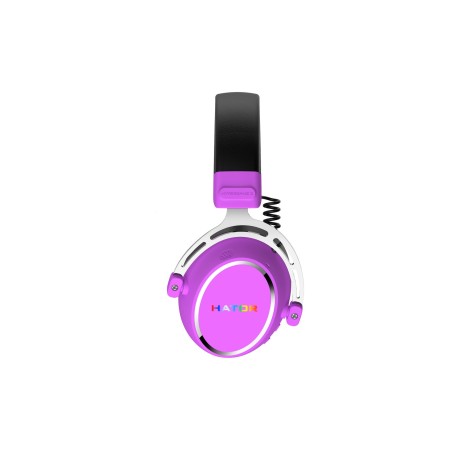 Słuchawki Dla Graczy Hator Hypergang 3 Wireless Bezprzewodowe Fioletowe