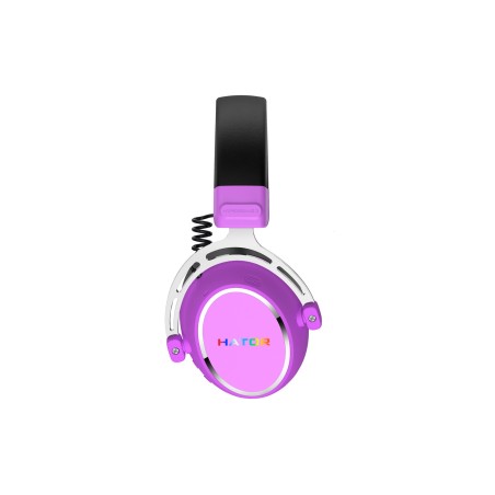 Słuchawki Dla Graczy Hator Hypergang 3 Wireless Bezprzewodowe Fioletowe