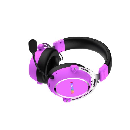 Słuchawki Dla Graczy Hator Hypergang 3 Wireless Bezprzewodowe Fioletowe