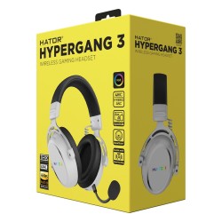 Słuchawki Dla Graczy Hator Hypergang 3 Wireless Bezprzewodowe Białe