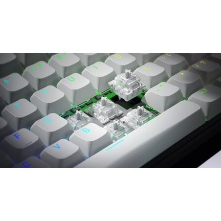 Hator Skyfall 65 Mag Ultra 8K Klawiatura Gaming Usb Qwerty Us English Czarny, Biały