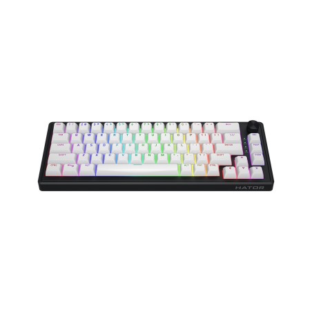 Hator Skyfall 65 Mag Ultra 8K Klawiatura Gaming Usb Qwerty Us English Czarny, Biały