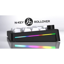Hator Skyfall 65 Mag Ultra 8K Klawiatura Gaming Usb Qwerty Us English Czarny, Biały