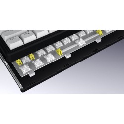 Hator Skyfall 65 Mag Ultra 8K Klawiatura Gaming Usb Qwerty Us English Czarny, Biały