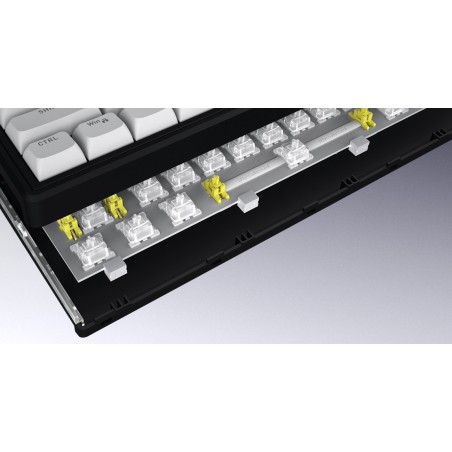 Hator Skyfall 80 Mag Ultra 8K Klawiatura Gaming Usb Qwerty Us English Czarny, Biały