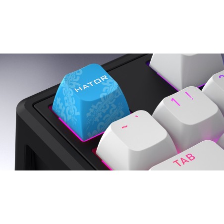 Hator Skyfall 80 Mag Ultra 8K Klawiatura Gaming Usb Qwerty Us English Czarny, Biały