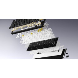 Hator Skyfall 80 Mag Ultra 8K Klawiatura Gaming Usb Qwerty Us English Czarny, Biały