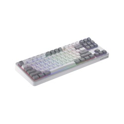 Hator Rockfall 3 Tkl Wireless Klawiatura Uniwersalne Usb + Rf Wireless + Bluetooth Qwerty Angielski Biały
