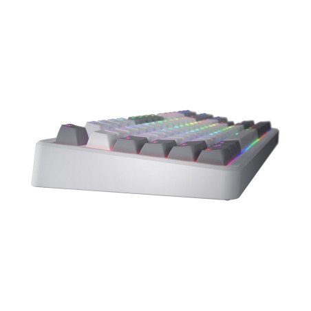 Hator Rockfall 3 Tkl Wireless Klawiatura Uniwersalne Usb + Rf Wireless + Bluetooth Qwerty Angielski Biały