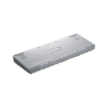 Hator Rockfall 3 Tkl Wireless Klawiatura Uniwersalne Usb + Rf Wireless + Bluetooth Qwerty Angielski Biały