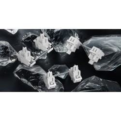 Hator Rockfall 3 Tkl Wireless Klawiatura Uniwersalne Usb + Rf Wireless + Bluetooth Qwerty Angielski Biały