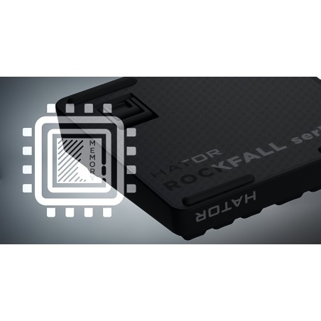 Hator Rockfall 3 Tkl Wireless Klawiatura Uniwersalne Usb + Rf Wireless + Bluetooth Qwerty Angielski Biały