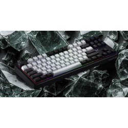 Hator Rockfall 3 Tkl Wireless Klawiatura Uniwersalne Usb + Rf Wireless + Bluetooth Qwerty Angielski Biały