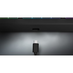 Hator Rockfall 3 Tkl Wireless Klawiatura Uniwersalne Usb + Rf Wireless + Bluetooth Qwerty Angielski Biały