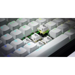 Hator Rockfall 3 Tkl Wireless Klawiatura Uniwersalne Usb + Rf Wireless + Bluetooth Qwerty Angielski Biały