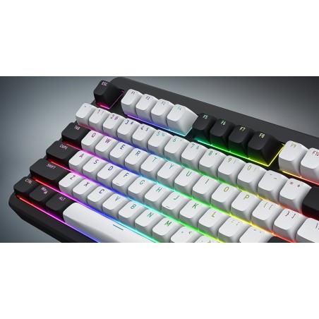 Hator Rockfall 3 Tkl Wireless Klawiatura Uniwersalne Usb + Rf Wireless + Bluetooth Qwerty Angielski Biały