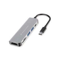 Conceptronic Donn02G Stacja Dokująca Usb 3.2 Gen 1 (3.1 Gen 1) Type-C Aluminium