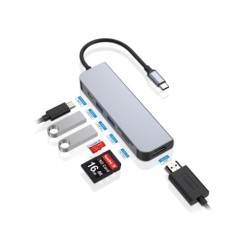 Conceptronic Donn02G Stacja Dokująca Usb 3.2 Gen 1 (3.1 Gen 1) Type-C Aluminium