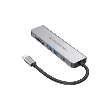 Conceptronic Donn02G Stacja Dokująca Usb 3.2 Gen 1 (3.1 Gen 1) Type-C Aluminium