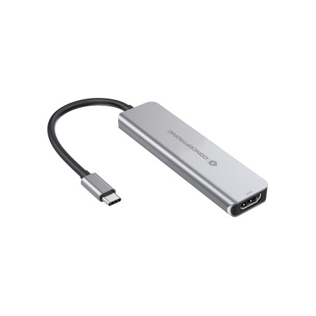 Conceptronic Donn02G Stacja Dokująca Usb 3.2 Gen 1 (3.1 Gen 1) Type-C Aluminium