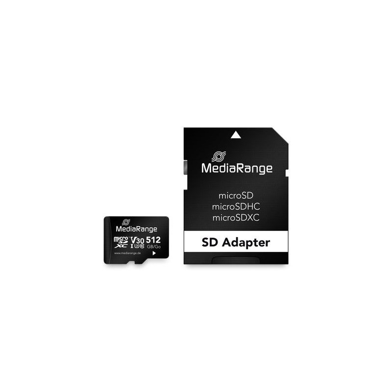 Mediarange Mr947 Pamięć Flash 512 Gb Microsdxc Uhs-I Klasa 10
