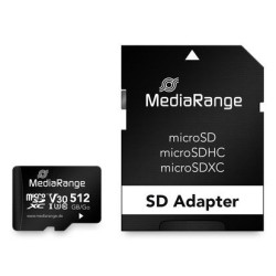 Mediarange Mr947 Pamięć Flash 512 Gb Microsdxc Uhs-I Klasa 10