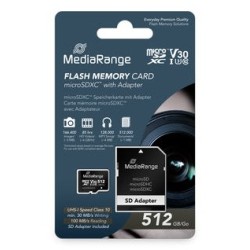 Mediarange Mr947 Pamięć Flash 512 Gb Microsdxc Uhs-I Klasa 10