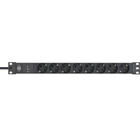 Brennenstuhl - Ss 19.500A - Alu-Line - Listwa Zasilająca 8-Drożna, 2M