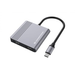Conceptronic Donn13G Stacja Dokująca Przewodowa Usb 3.2 Gen 1 (3.1 Gen 1) Type-C Szary