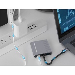 Conceptronic Donn13G Stacja Dokująca Przewodowa Usb 3.2 Gen 1 (3.1 Gen 1) Type-C Szary