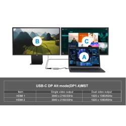 Conceptronic Donn13G Stacja Dokująca Przewodowa Usb 3.2 Gen 1 (3.1 Gen 1) Type-C Szary