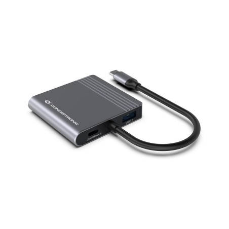 Conceptronic Donn13G Stacja Dokująca Przewodowa Usb 3.2 Gen 1 (3.1 Gen 1) Type-C Szary