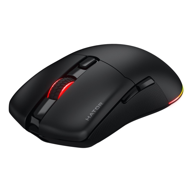 Hator Pulsar 3 Wireless Myszka Gaming Oburęczny Rf Wireless + Bluetooth + Usb Type-C Optyczny 12000 Dpi