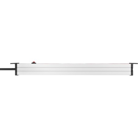 Listwa Zasilająca Brennenstuhl Alu-Line 19" Steckdosenleiste 8-Fach - 10A Sicherungsautomat Und Kaltgerätestecker [19" Steckerle