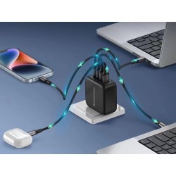 Conceptronic Ładowarka 4Port Gan 3Xusb-C/1Xa 100Wpd3.0/Pps Sw