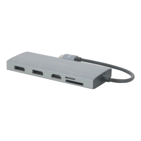 Mobilis 020028 Stacja Dokująca Przewodowa Usb 3.2 Gen 1 (3.1 Gen 1) Type-C Szary