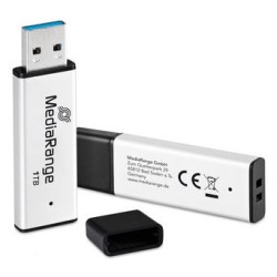 Mediarange Mr1905-1 Pamięć Usb 1 Tb Usb Typu-A 3.2 Gen 1 (3.1 Gen 1) Czarny, Srebrny