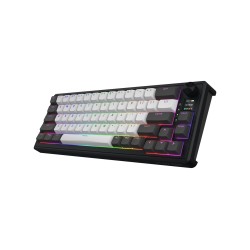 Hator Skyfall Pro Wireless 65 Klawiatura Gaming Usb + Rf Wireless + Bluetooth Qwerty Us English Czarny, Szary