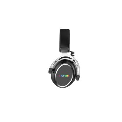 Hator Hypergang 3 Wireless Zestaw Słuchawkowy Bezprzewodowy Opaska Na Głowę Gaming Usb Type-C / Usb Type-A Bluetooth Czarny