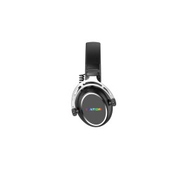Hator Hypergang 3 Wireless Zestaw Słuchawkowy Bezprzewodowy Opaska Na Głowę Gaming Usb Type-C / Usb Type-A Bluetooth Czarny