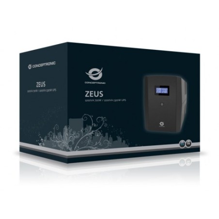 Ups Conceptronic Zeus Usv 2200Va 1320W 6Xiec Socket Hid,Lan,Usb