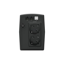 Conceptronic Ups 650Va/360W/2Xschuko/Hid Usb/Rj45In/Out Bk