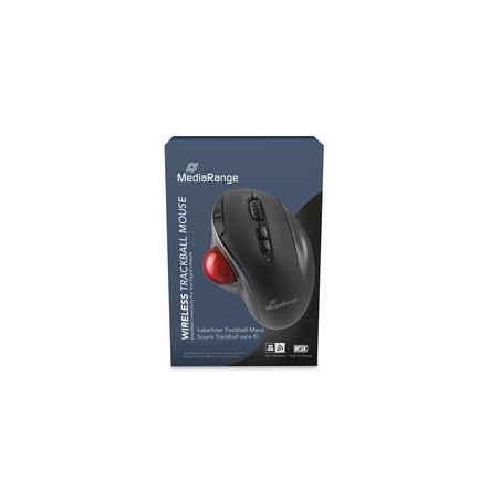 Mediarange Mros263 Myszka Dom Po Prawej Stronie Usb Type-C Manipulator Kulkowy 2400 Dpi