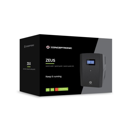Zasilacz Awaryjny Ups Conceptronic 1200Va/720W/4Xuk/Hid Usb/Rj45In/Out/Avr Sw