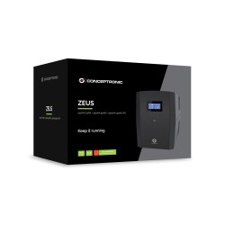 Zasilacz Awaryjny Ups Conceptronic 1200Va/720W/4Xuk/Hid Usb/Rj45In/Out/Avr Sw