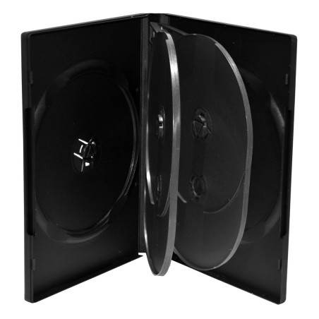 Mediarange Box16 Opakowania Na Płyty Cd Opakowanie Na Płytę Dvd 6 Dysków Czarny