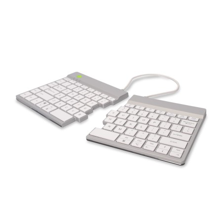 Klawiatura R-Go Tastatur Split Break Us-Layout Bluetooth Weiăź