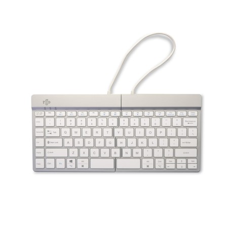 Klawiatura R-Go Tastatur Split Break Us-Layout Bluetooth Weiăź