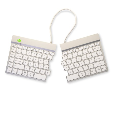 Klawiatura R-Go Tastatur Split Break Us-Layout Bluetooth Weiăź